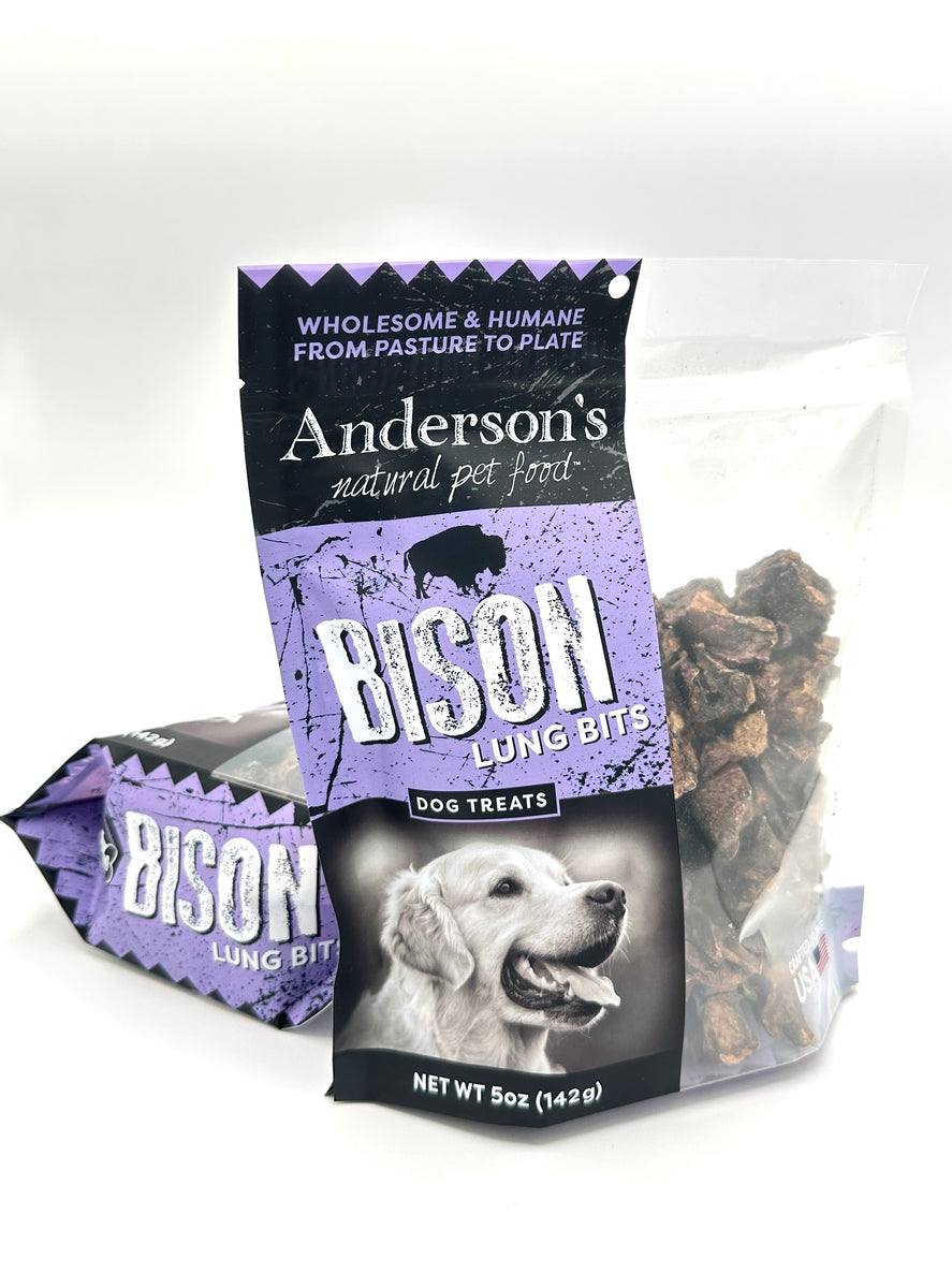 Anderson's Bison Lung Bits 5oz Anderson's Natural Pet Food