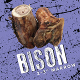 Baked Bison 2-3" Marrow Bone